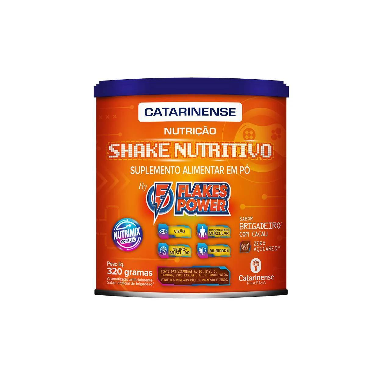 Suplemento Alimentar em Pó Shake Nutritivo Flakes Power Brigadeiro com 320g