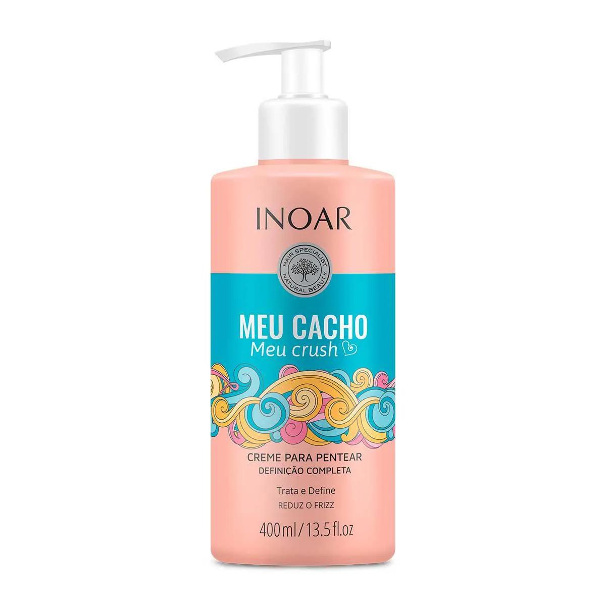 Creme para Pentear Inoar Meu Cacho Meu Crush com 400ml