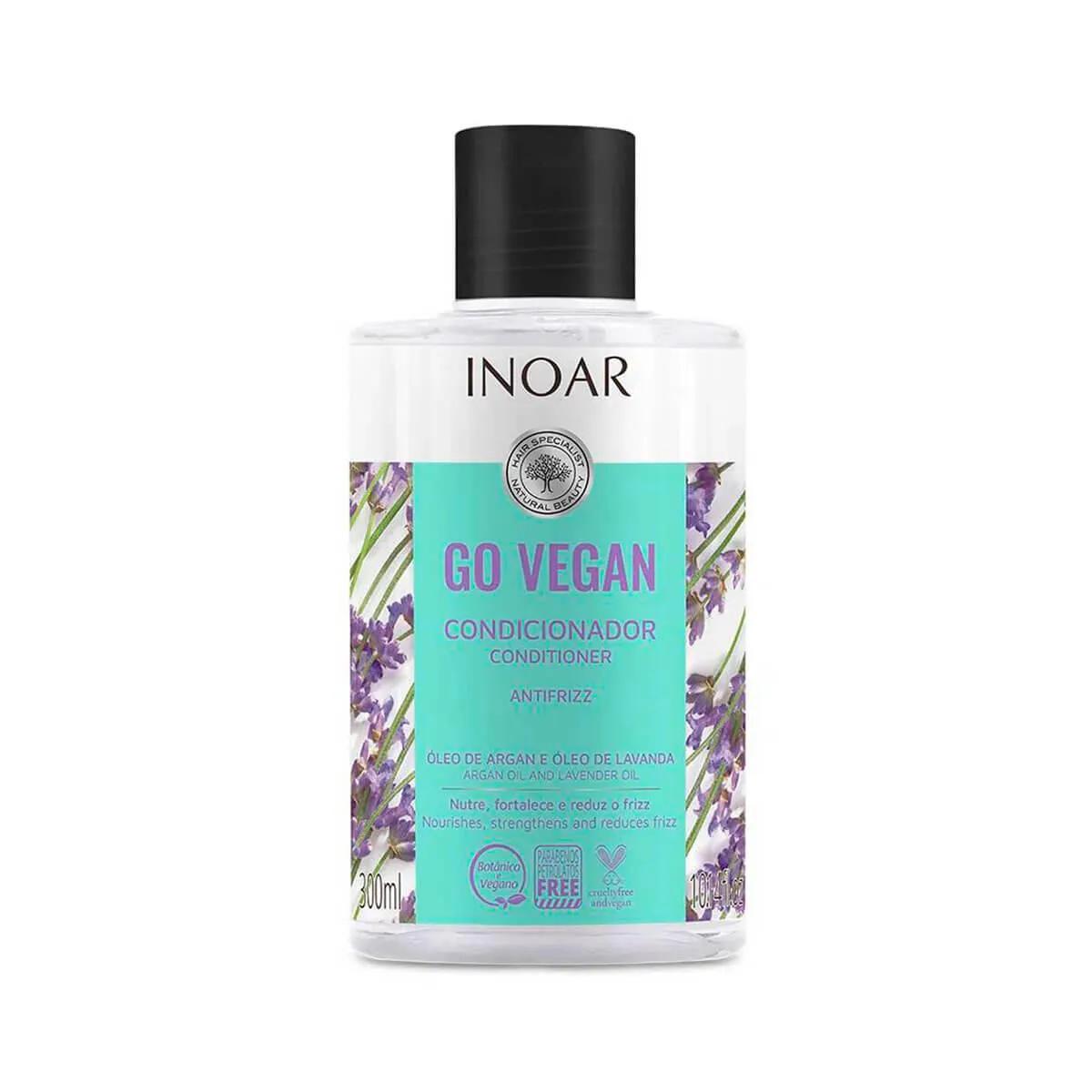 Condicionador Inoar Go Vegan Antifrizz com 300ml