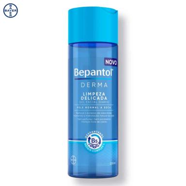 Gel de Limpeza Facial Bepantol Derma Limpeza Delicada com 200ml