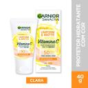 Protetor Solar Hidratante Facial Garnier Uniform & Matte Vitamina C FPS 50 Cor Clara 40g