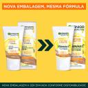 Protetor Solar Hidratante Facial Garnier Uniform & Matte Vitamina C FPS 50 Cor Morena 40g