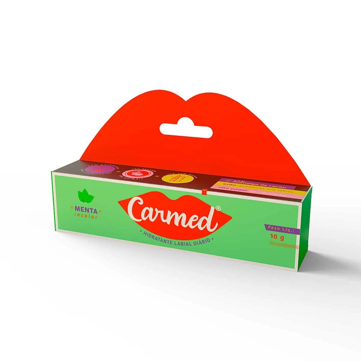 Hidratante Labial Carmed Menta com 10g