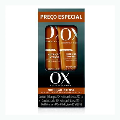 Kit Ox Nutrição Intensa Shampoo com 200ml + Condicionador com 170ml