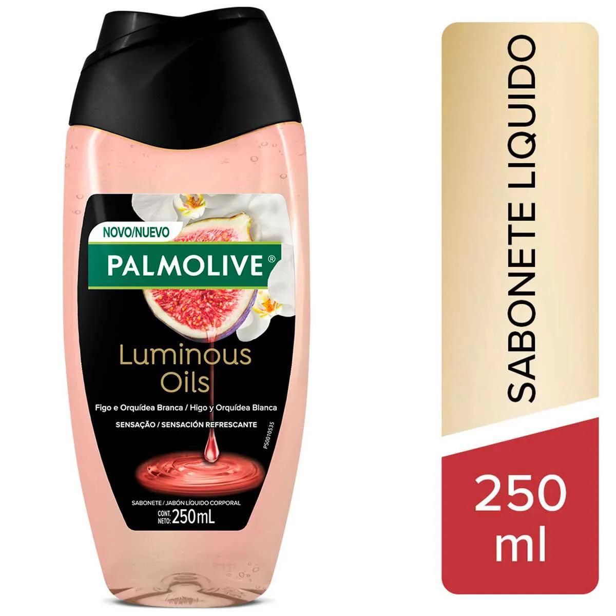 Sabonete Líquido Palmolive Luminous Oil Figo e Orquídea Branca com 250ml