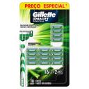 Carga para Aparelho de Barbear Gillette Mach3 Sensitive - 16 unidades