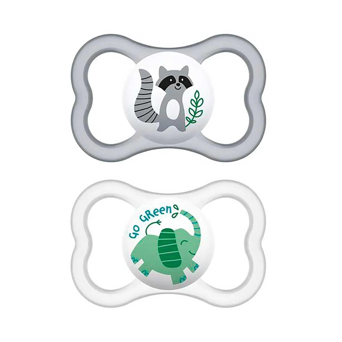 Chupeta MAM Air Cor Neutra - maiores de 6 meses com 2 unidades