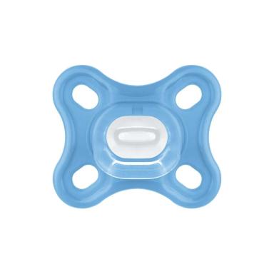 Kit Chupeta MAM Comfort Cor Azul Tamanho 1 - RN a 6 meses com 2 Unidades