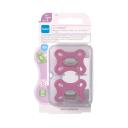 Kit Chupeta MAM Comfort Cor Rosa Tamanho 1 - RN a 6 meses com 2 Unidades