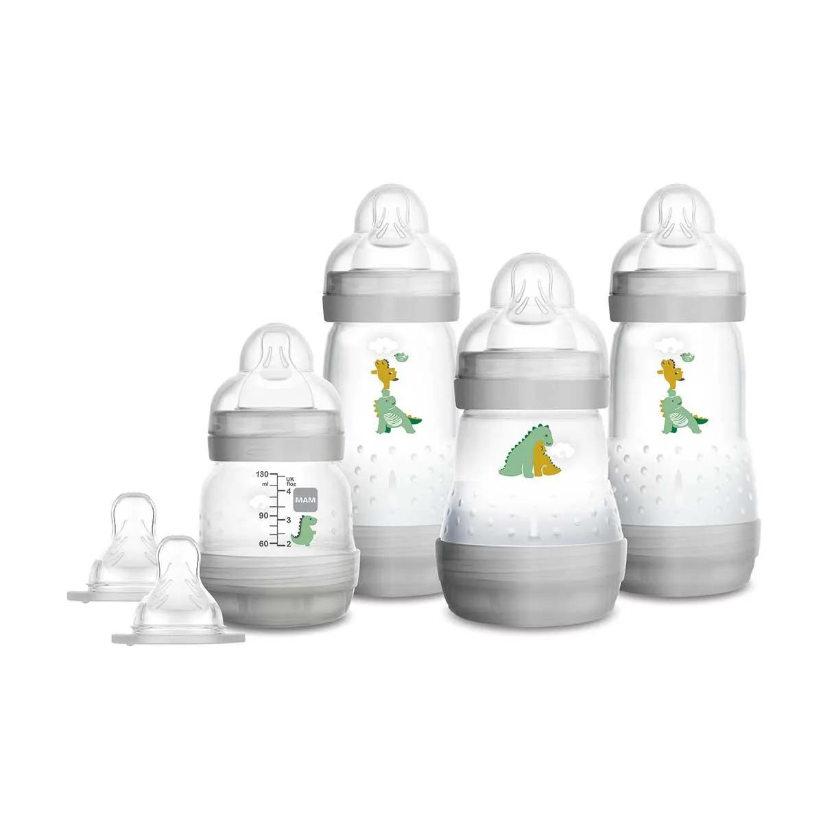 Kit Mamadeira MAM Easy Start Cinza com 4 unidades