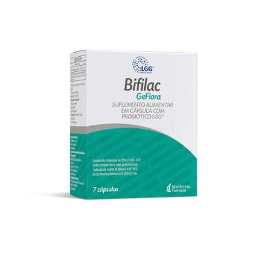Suplemento Alimentar Bifilac Geflora com 7 Cápsulas