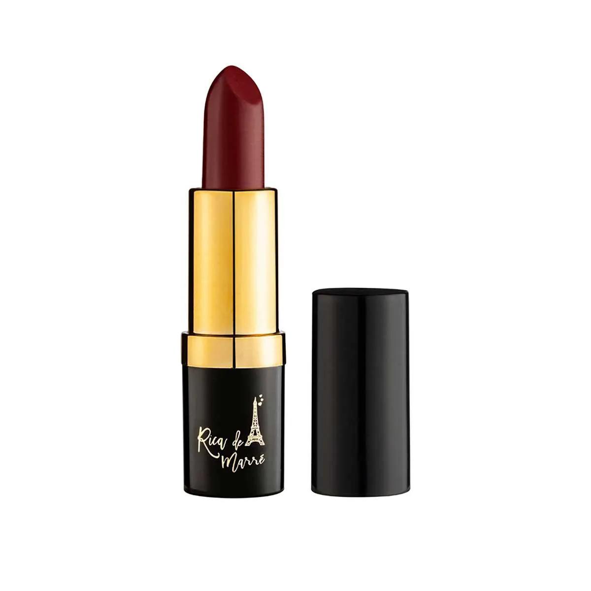Batom Vult Rica de Marré Matte com Ácido Hialurônico Cor 04 Vinho Mon Amour