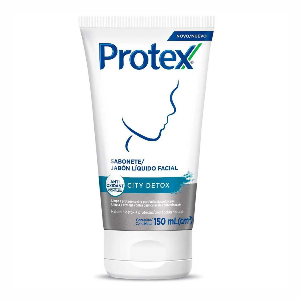 Sabonete Líquido Facial Protex City Detox com 150ml
