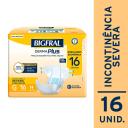 Fralda Adulto Bigfral Derma Plus G 16 unidades