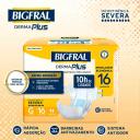 Fralda Adulto Bigfral Derma Plus G 16 unidades