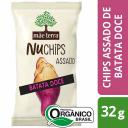 Chips Mãe Terra Nuchips Batata Doce Assada com 32g