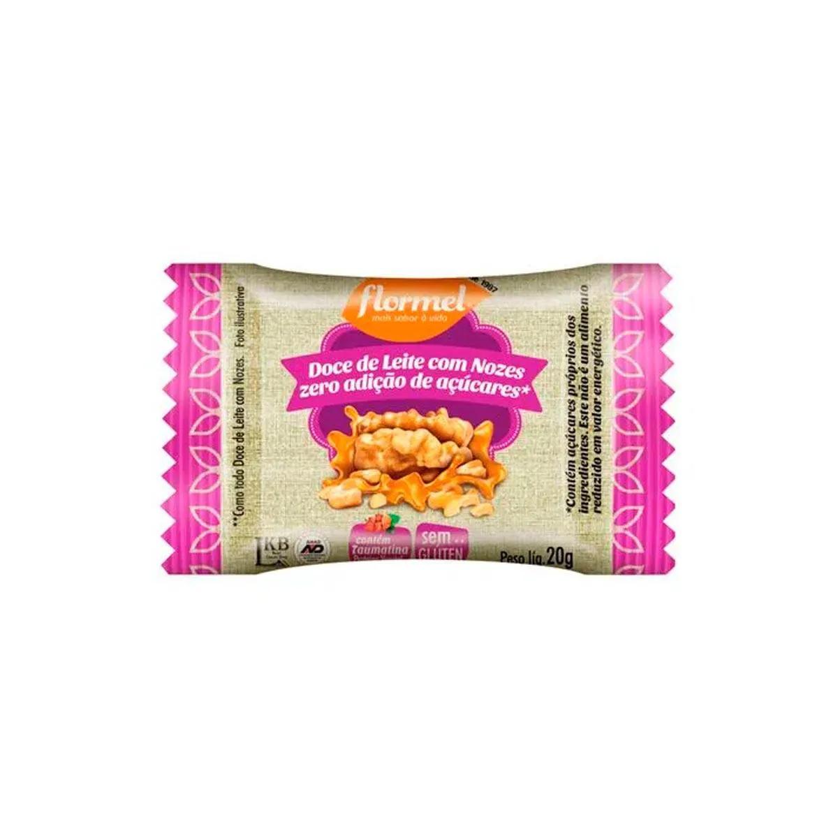 Doce de Leite com Nozes Flormel Zero Açúcar com 20g