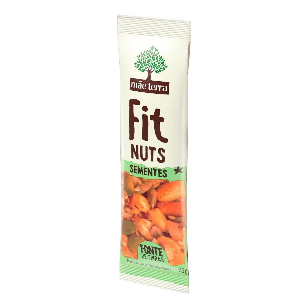 Barra Mãe Terra Fit Nuts Sementes com 25g