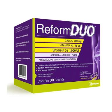 Suplemento Alimentar em Pó ReformDuo com 30 Sachês
