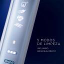 Escova Elétrica Oral-B Genius 8000 Bivolt Recarregável + 2 Refis Sensi Ultrafino e CrossAction