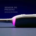 Escova de Dente Elétrica Oral-B Genius X Bivolt Recarregável + 2 Refis Sensi Ultrafino e CrossAction