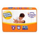 Fralda Pom Pom Protek Proteção de Mãe P - 54 Unidades