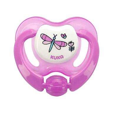 Chupeta Kuka Lovely Ortodôntica Tamanho 2 Rosa com 1 Unidade