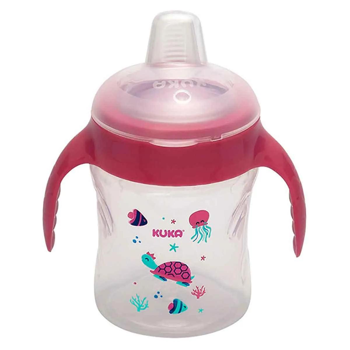 Caneca de Treinamento Kuka Decorada Fun Vermelha de 200ml