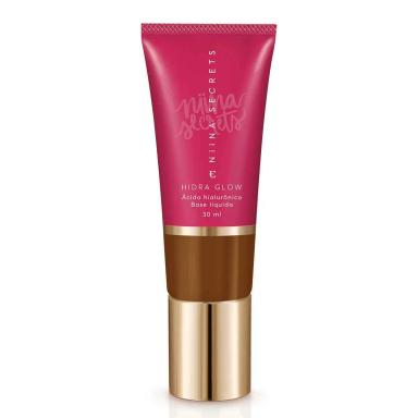 Base Líquida Niina Secrets Hidra Glow Cor 90 com 30ml