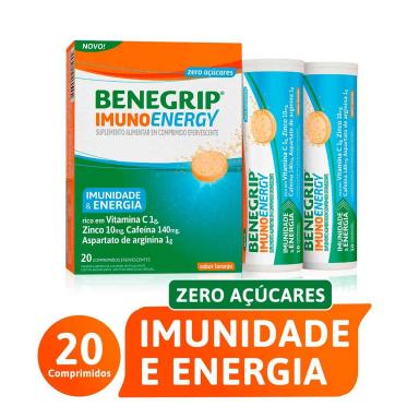Benegrip Imuno Energy com 20 comprimidos efervescentes