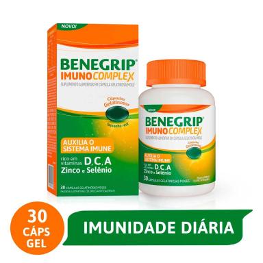 Benegrip Imuno Complex Suplemento Alimentar com 30 cápsulas