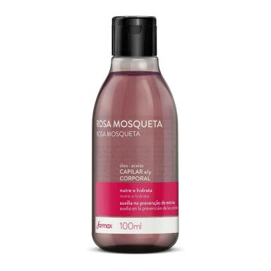 Óleo Corporal e Capilar Farmax Rosa Mosqueta com 100ml
