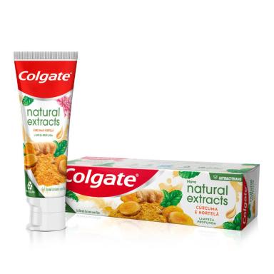 Gel Dental Colgate Natural Extracts Cúrcuma com 90g