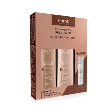 Kit Shampoo + Condicionador Amend Complete Repair 250ml cada + Shampoo a Seco 75ml