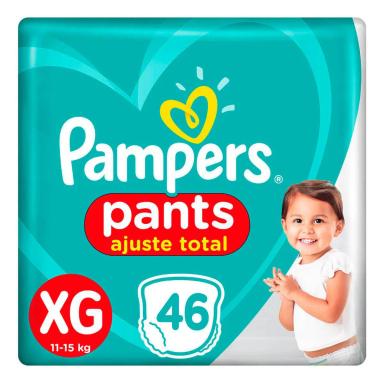 Fralda Pampers Pants Ajuste Total XG - 46 Unidades