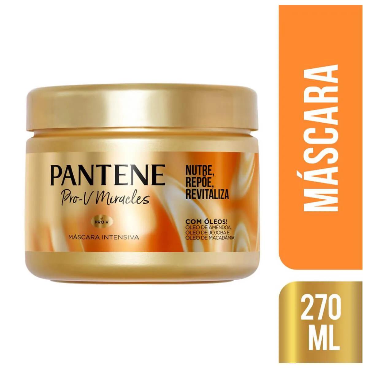 Máscara Intensiva Pantene Pro-V Miracles Nutre com 270ml