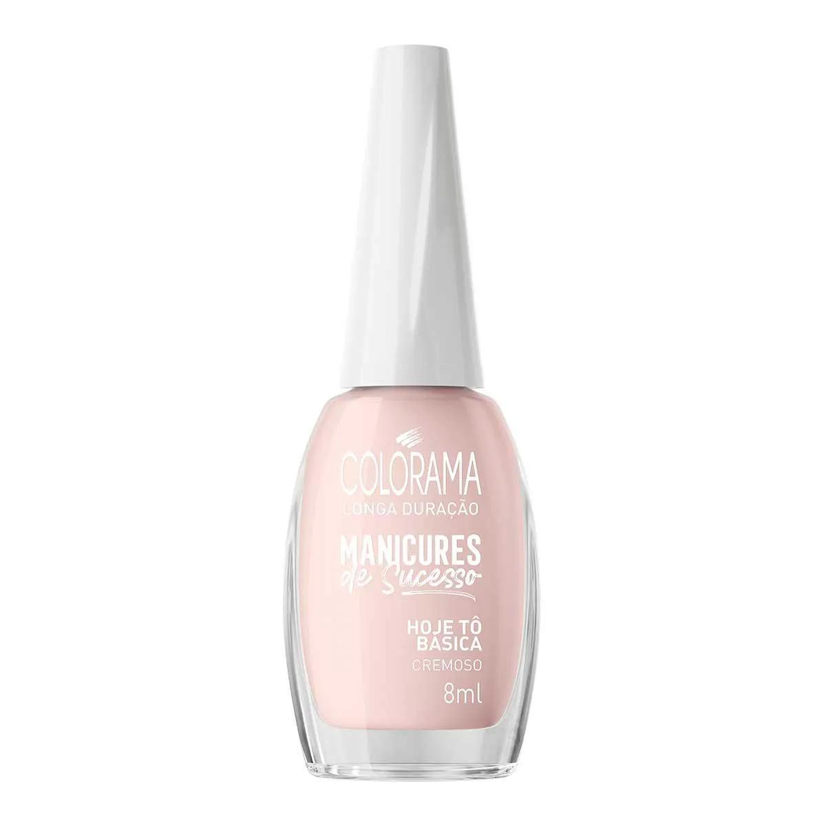 Esmalte Colorama Manicures de Sucesso Cor Hoje Tô Básica com 8ml