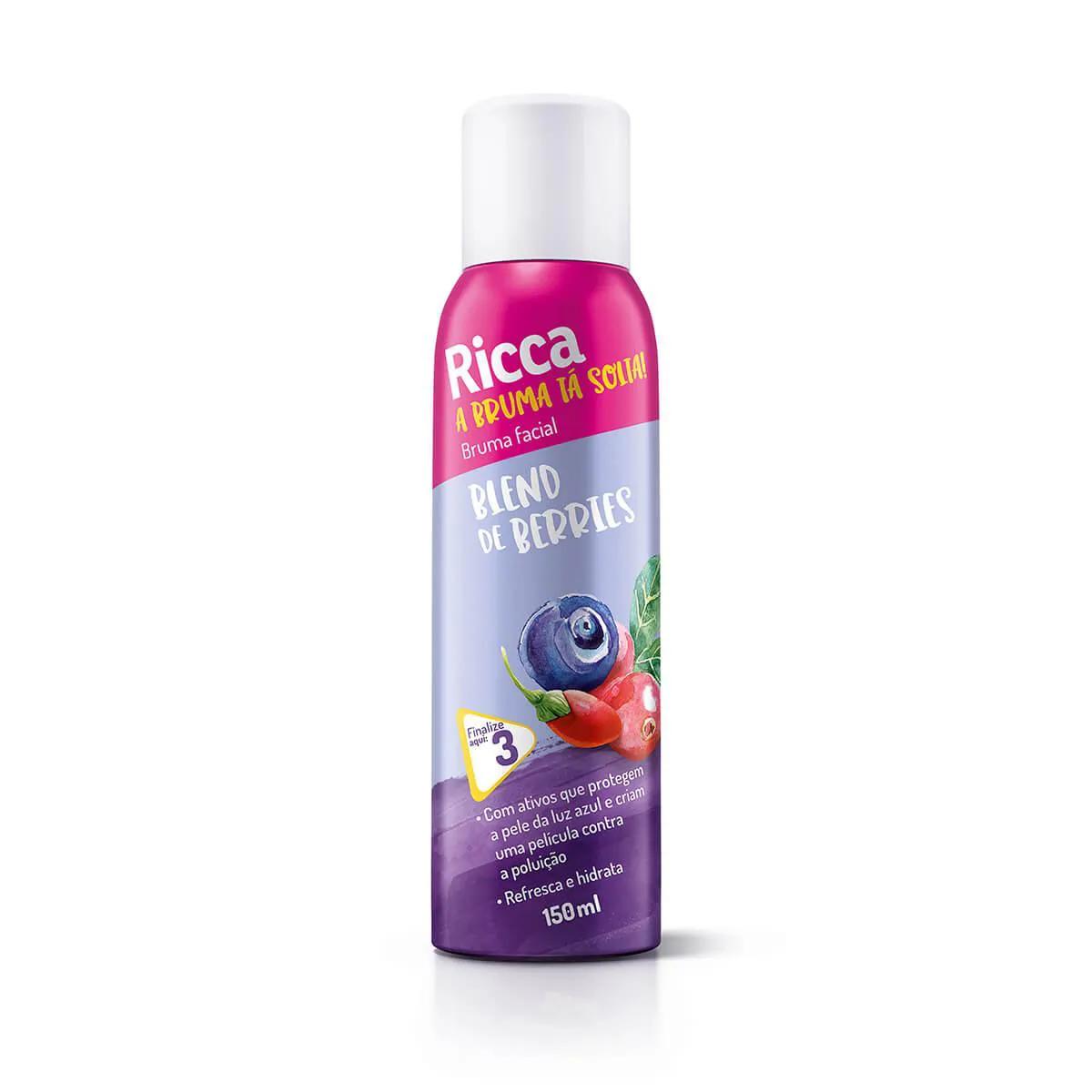 Bruma Hidratante Facial Ricca a Bruma tá Solta com 150ml