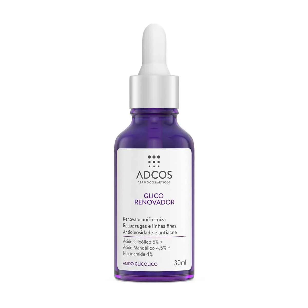 Sérum Facial Adcos Glico Renovador com 30ml