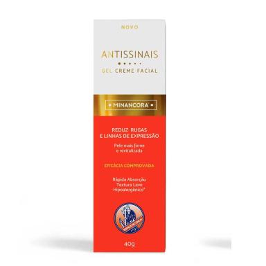 Gel Creme Facial Minancora Antissinais com 40g