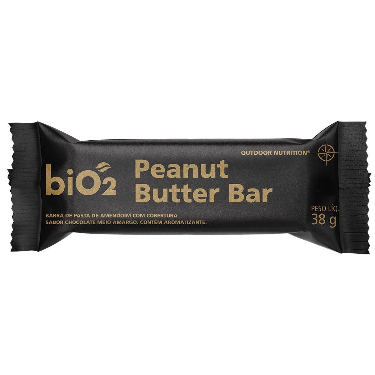 Barra de Pasta de Amendoim biO2 Peanut Butter Chocolate Meio Amargo 38g