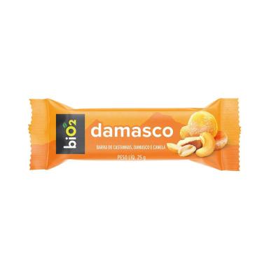 Barra de Cereal biO2 Castanhas, Damasco e Canela 25g