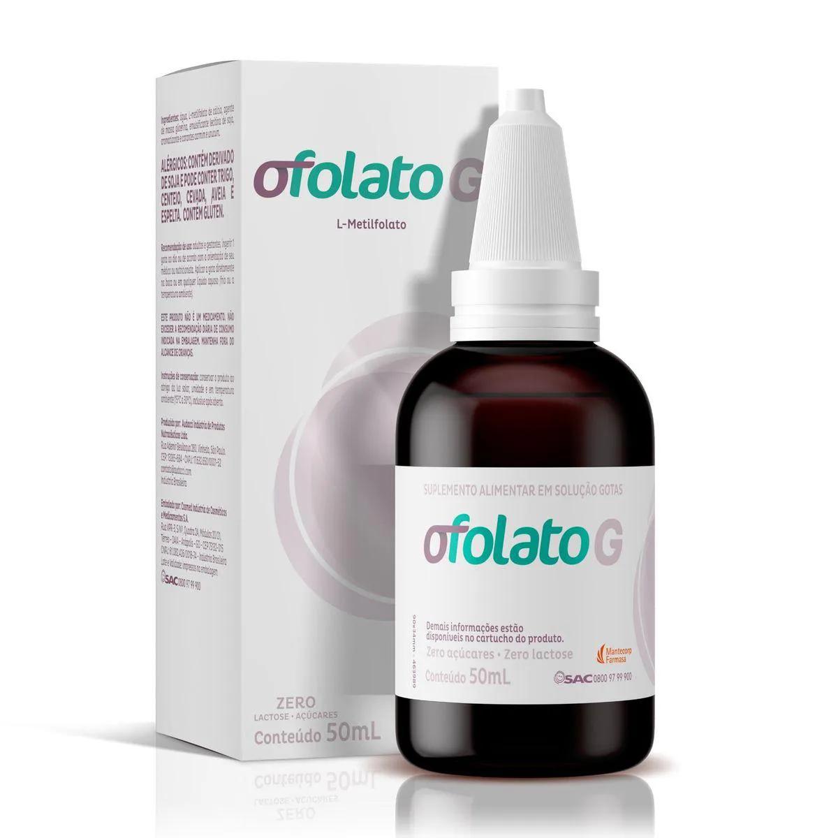 Suplemento Alimentar Ofolato G Solução Gotas com 50ml