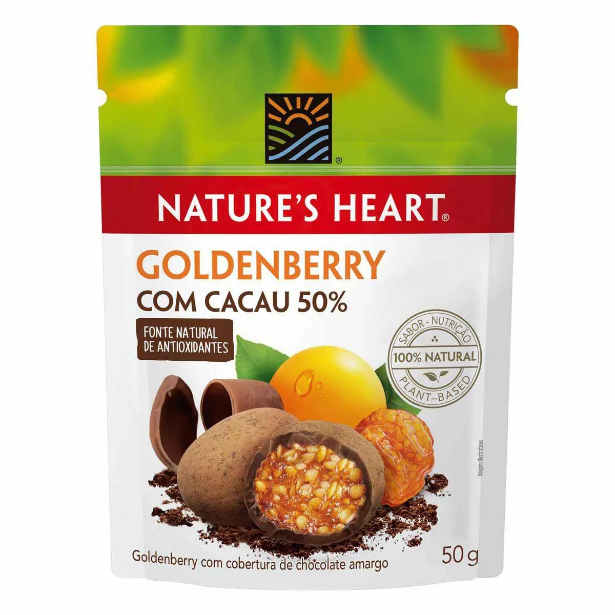 Snack Nature's Heart Goldenberry e Cacau com 50g
