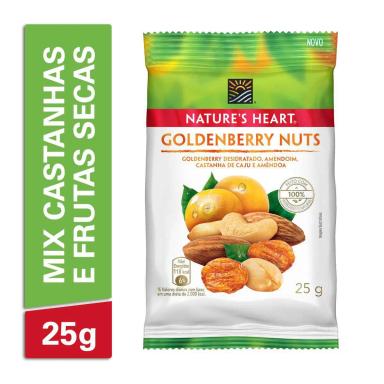 Snack Nature's Heart Goldenberry Nuts com 25g
