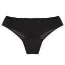 Calcinha Absorvente Menstrual Lavável Pantys e Sempre Livre Tamanho XGG Cor Preta