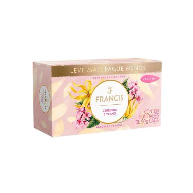 Kit Sabonete em Barra Francis Cerejeira e Ylang 5 unidades