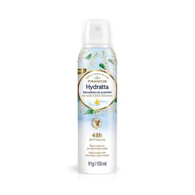 Desodorante Francis Hydratta Macadâmia da Austrália Aerosol com 150ml