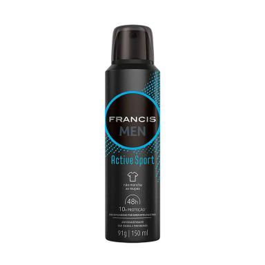 Desodorante Aerossol  Francis Men Active Sport com 150ml