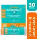 Suplemento Alimentar C-Triple Vitamina C + Vitamina D + Zinco com 30 Comprimidos Efervescentes